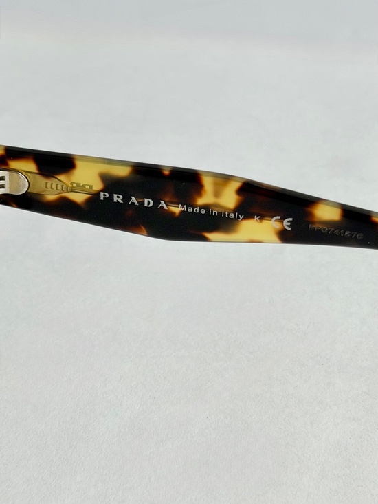 Prada Shield Sunglasses Amber Tortoiseshell  Italy